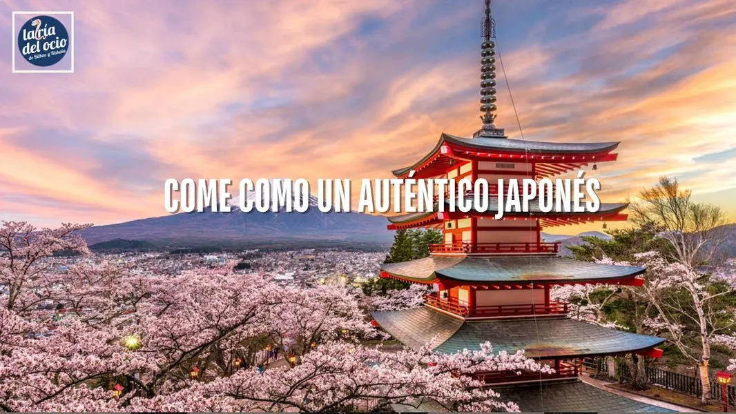 Restaurante japonés con sushi y decoraciones asiáticas en Bilbao.